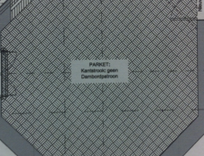 Plaatsing volgens plan in dambordpatroon
